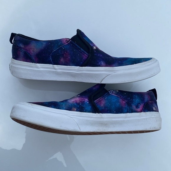 Vans Galaxy Slip-On Sneakers Women’s 4 Multi Purple - Picture 7 of 9